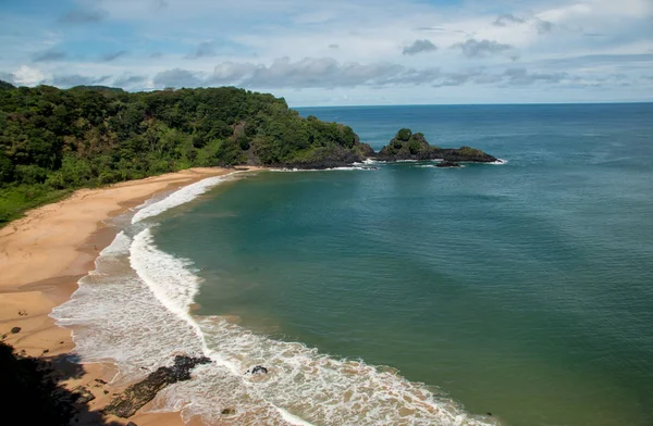 Bela Vista Praia Sancho Fernando Noronha Brasil Estado Pernambuco Brasil — Fotografia de Stock
