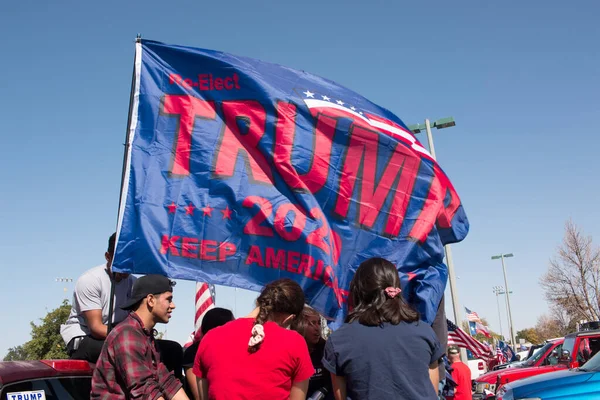 Paso Texas Usa Ottobre 2020 Sostenitori Locali Trump Paso Tengono — Foto Stock