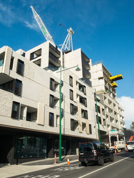 Melbourne Australia Junio 2016 Construcción Apartamentos Mediana Altura Station Street — Foto de Stock