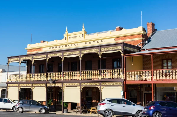 Beechworth Australia Abril 2018 Tanswell Commercial Hotel Ford Street Noreste — Foto de Stock