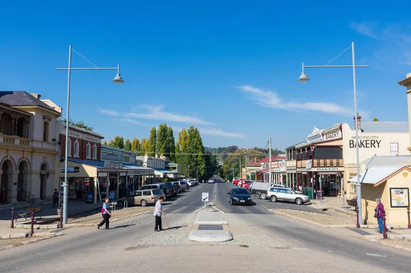 Beechworth Australia Aprile 2018 Veduta Lungo Camp Street Principale Strada — Foto Stock