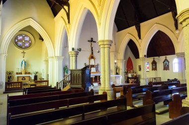 Beechworth, Avustralya - 30 Nisan 2018: 1875 yılında St Josephs Katolik Kilisesi kilise Caddesi üzerinde kurulmuştur.