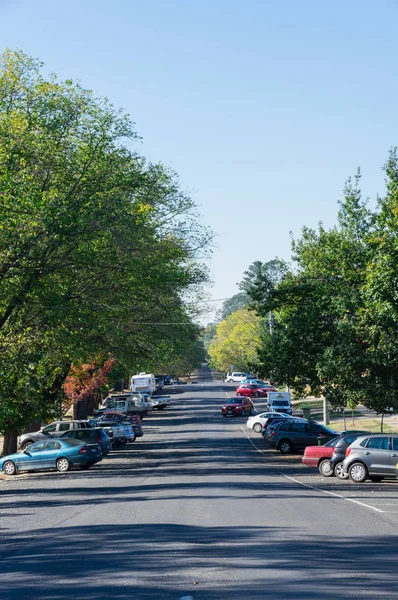 Beechworth Australia Aprile 2018 Church Street Alberata Beechworth Una Città — Foto Stock