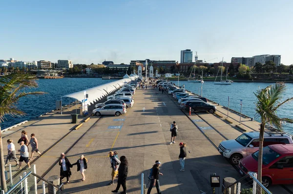 Geelong Australia October 2018 Cunningham Pier History Pier Geelong Waterfront — Stock Photo, Image