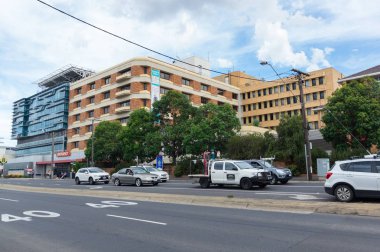 Geelong, Avustralya - 14 Ekim 2018: Üniversitesi Hastanesi Geelong Barwon sağlık parçasıdır. 1852 yılında kurulan bir genel hastane.