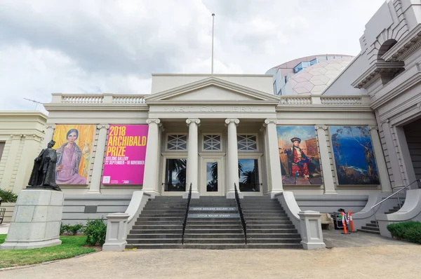 Geelong, Avustralya - 14 Ekim 2018: Geelong Sanat Galeri Archibald Yarışması portre barındırma bir bölgesel Sanat Galerisi olduğunu.