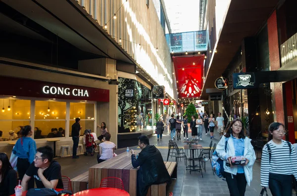 QV Melbourne shopping centre on Swanston Street in central Melbourne, Australia. — Stock Photo, Image