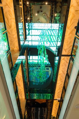 St Collins Lane alışveriş merkezi Merkez Melbourne Merkezi atrium.