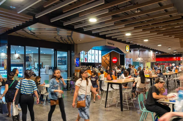 Food court in the QV centre in central Melbourne, Australia. — Stock Photo, Image