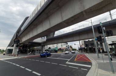 Hughesdale Tren İstasyonu melbourne güney doğusunda banliyösünde Hughesdale.