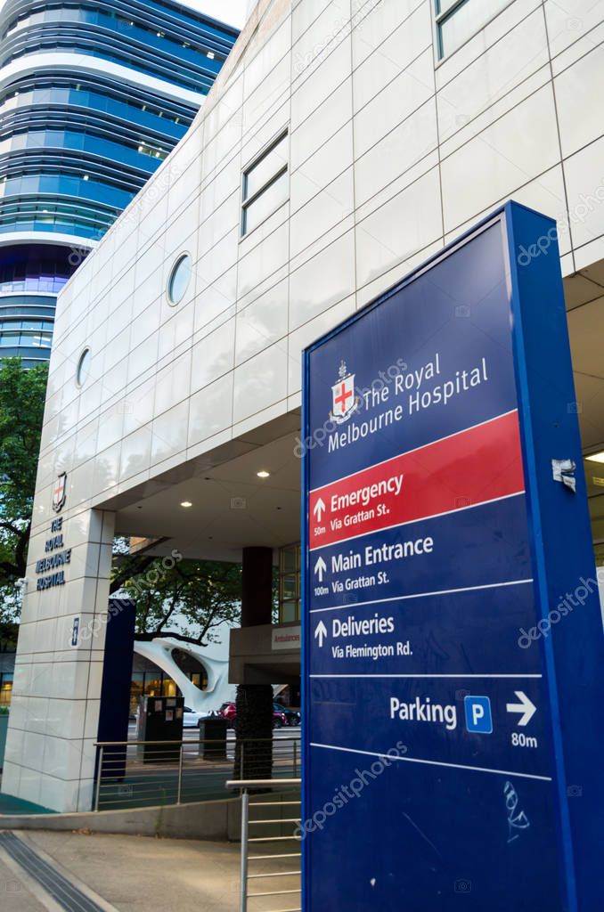 El Royal Melbourne Hospital es un importante hospital público de
