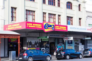 Kuzey Melbourne Errol Caddesi'nde Comics Lounge kulübü.