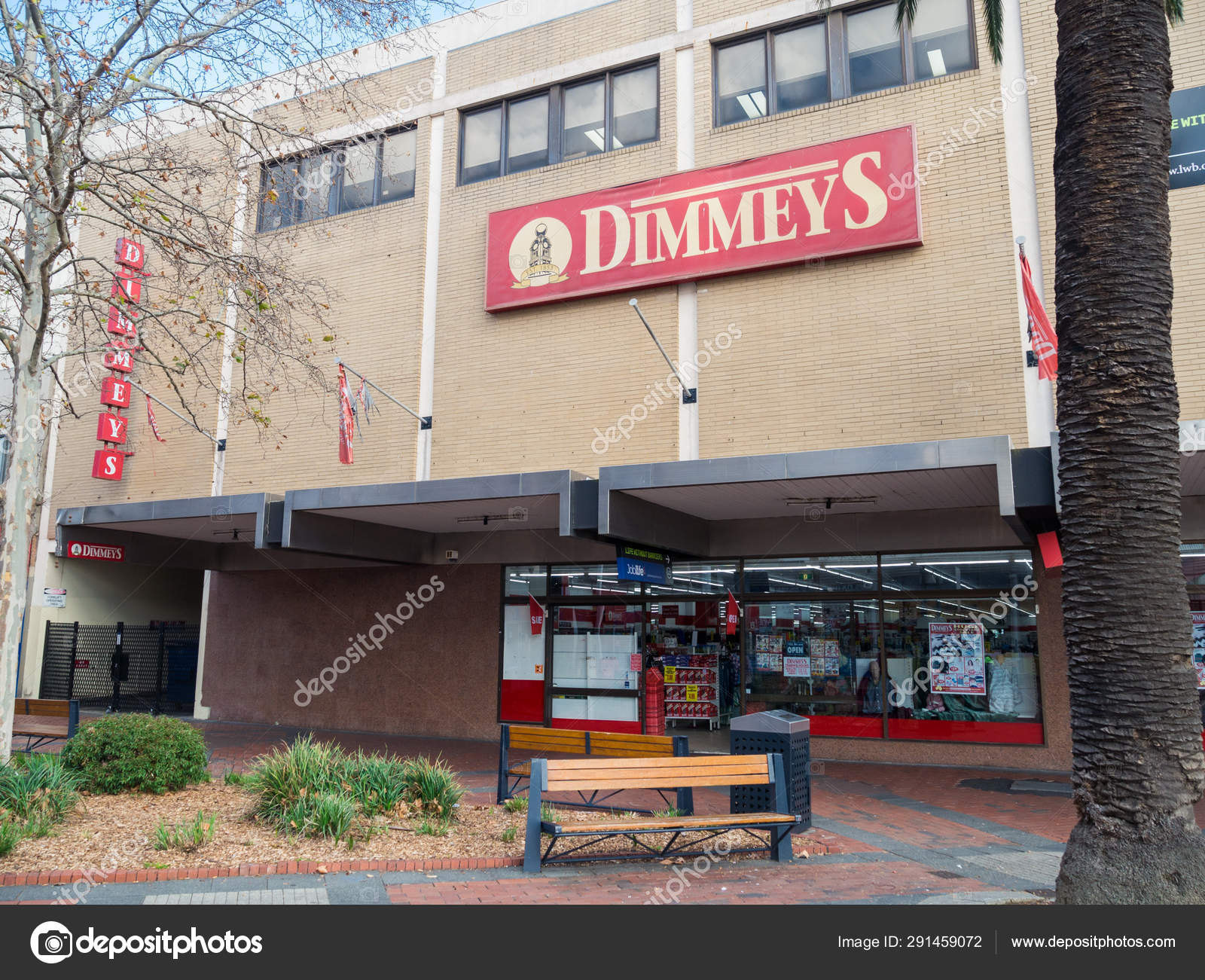 Dimmeys discount department store on McCrae Street in Dandenong. Stock Editorial Photo