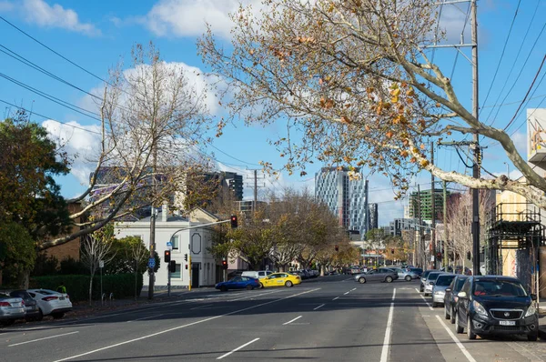 Arden Street a North Melbourne, nel centro nord di Melbourne — Foto Stock