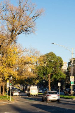 Flemington Road Melbourne şehir Parkville içinde.