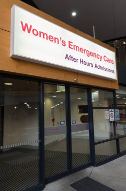 Melbourne'un iç bölgesinde Parkville'de Royal Women's Hospial.