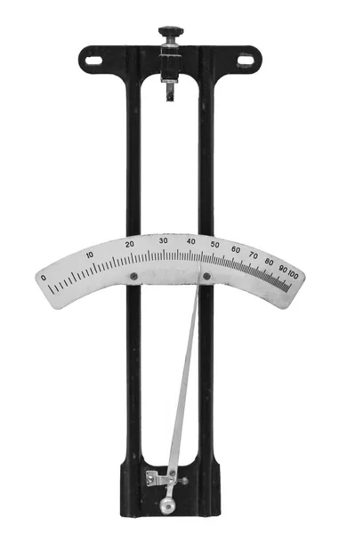 Beyaz arkaplanda izole edilmiş nem ölçme aygıtı. 