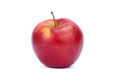 elma beyaz arkaplanda izole edildi.