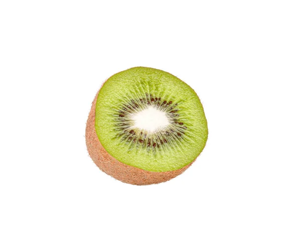 Fructe Kiwi Izolat Fundal Alb — Fotografie, imagine de stoc