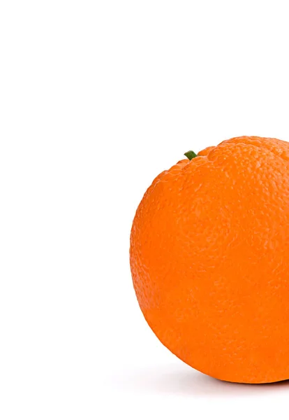 橙子因白人背景而被隔离 — 图库照片
