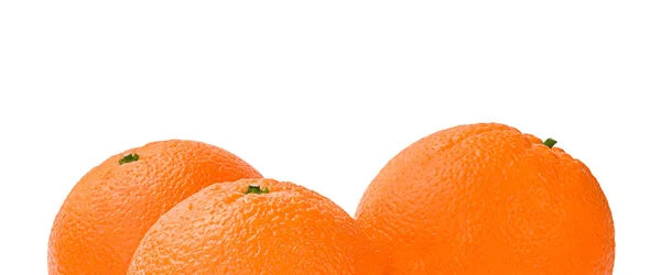 Apelsin Isolerad Vit Bakgrund — Stockfoto