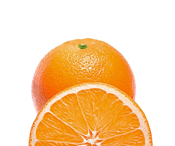 Оранжевый Изолированный Белом Фоне Тени — стоковое фото
