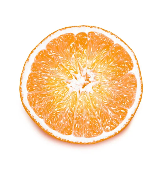 Naranja Aislado Sobre Fondo Blanco — Foto de Stock