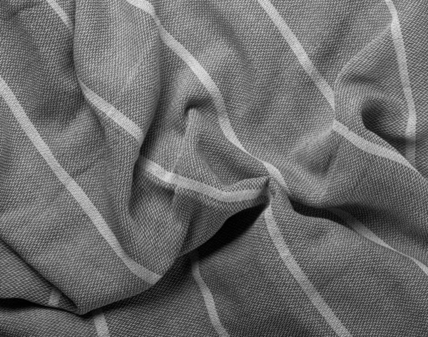 Black White Cloth Texture Background Close Photo — Stock Photo, Image