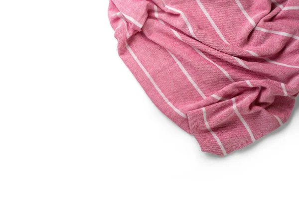 Handdoek Bovenaanzicht Zomervakantie Concept Element Geïsoleerd Waarom — Stockfoto