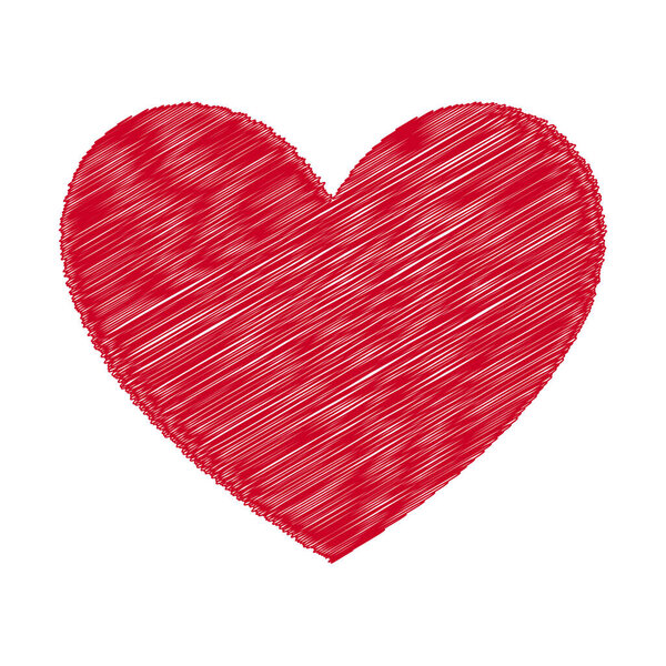 Сердце, символ любви и дня Святого Валентина. Векторная иллюстрация
.