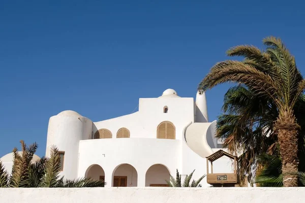 Small Building Family Hotel Modern Architecture Dahab Sinai — Stock Photo, Image