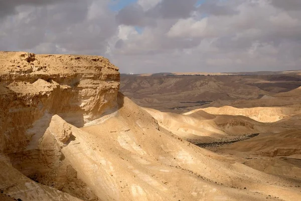 Paisaje Montañoso Escénico Desierto Negev Israel —  Fotos de Stock