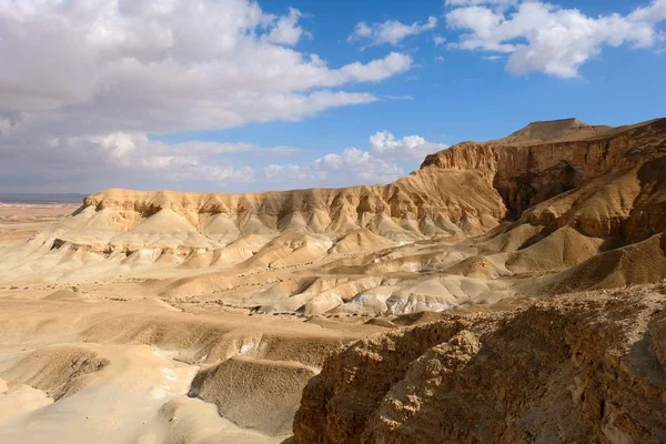Scenic Mountain Landscape Negev Desert Israel — Stock Photo, Image