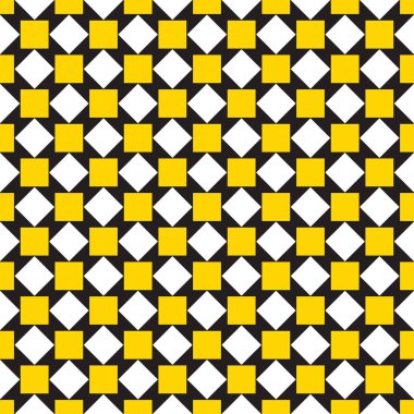 kesintisiz geometrik kumaş renk örneği desen kareler.