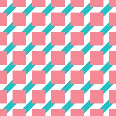 sorunsuz pastel renkli geometrik vektör desen.