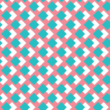 sorunsuz pastel renkli geometrik vektör desen.