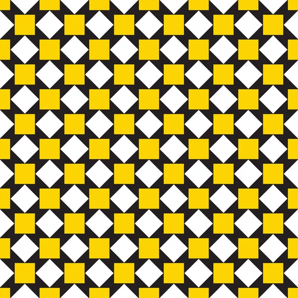 Motif Swatch Tissu Géométrique Sans Couture Carrés — Image vectorielle