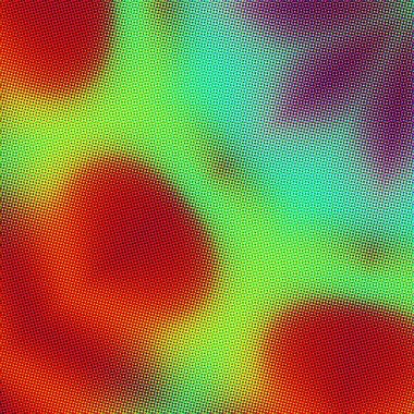 Renkli kaleydoskop halftone desen arka plan. Ekstra büyük tasarım öğesi.