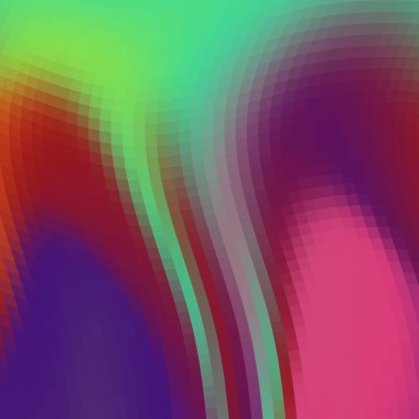 Soyut dalgalı çizgiler.