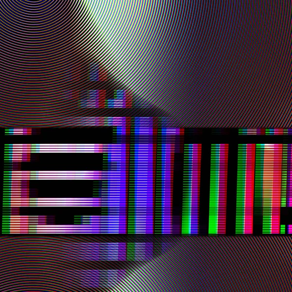 Effetto glitch digitale . — Foto Stock