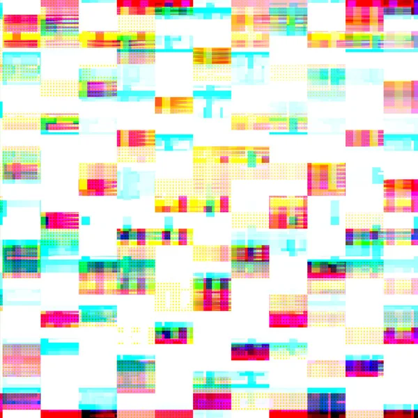 Digital vibrant glitch effect. — Stock Photo, Image