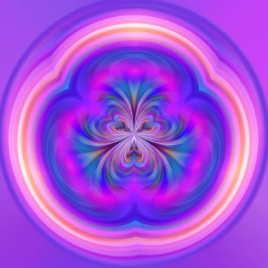 Parlayan soyut daire arka planı