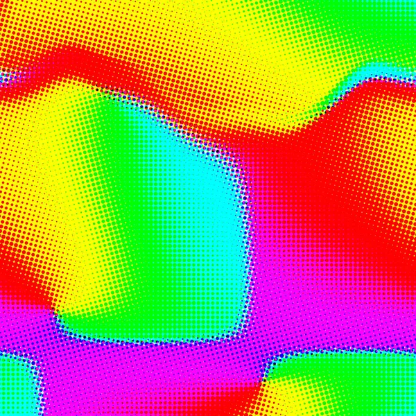 Kleurrijke abstracte gloeiende vervaagde vormen. — Stockfoto