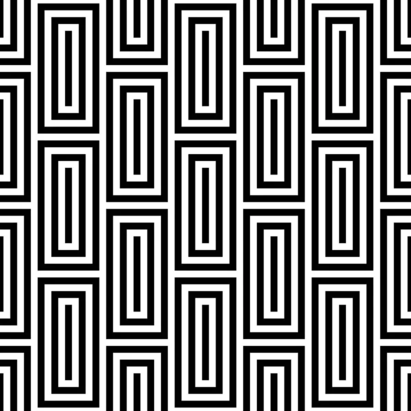 Bezszwowe op art monochromatyczny wzór. — Wektor stockowy