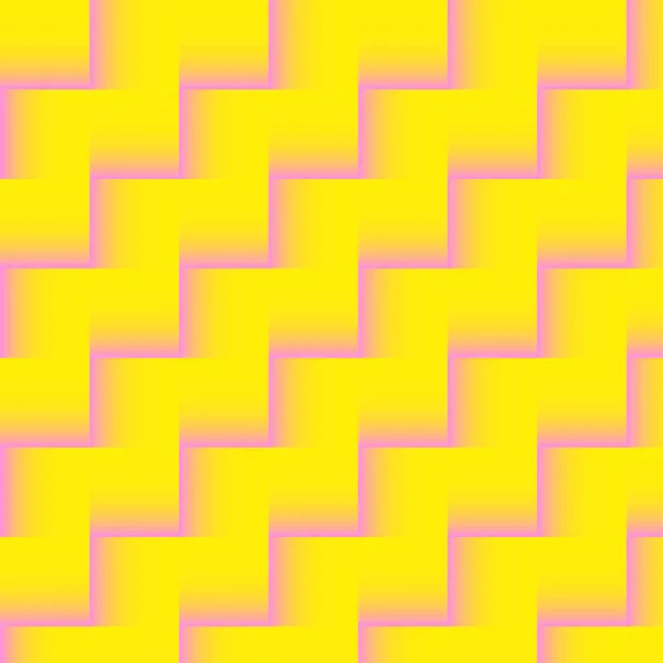 Yellow Abstract Background Seamless Geometric Pattern Texture Zigzag — Stock Vector