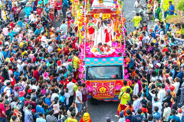 Binh Duong Vietnam 2018 Március Fesztivál Kínai Lámpás Fiatal Nők — Stock Fotó