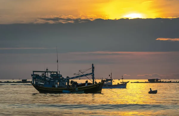 Mui Vietnam Septembre 2018 Vue Sur Mer Aube Lorsque Horizon — Photo