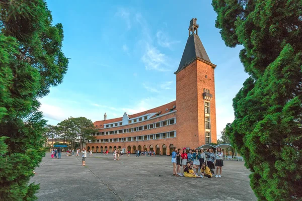 Lat Vietnam Octobre 2018 Ancienne Architecture Collège Pédagogique Jour Lat — Photo