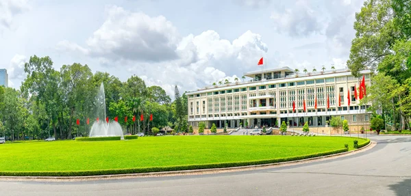 Chi Minh Ville Vietnam Août 2018 Front View Reunification Palace — Photo