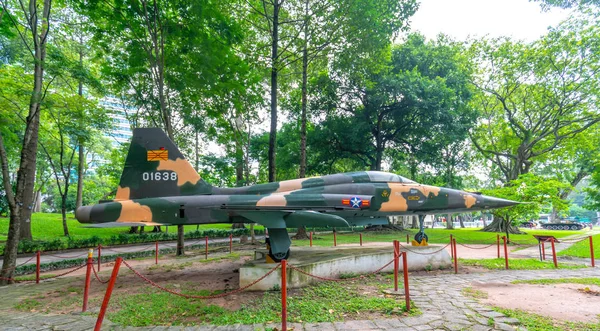 Chi Minh City Vietnam Agosto 2018 Aeromobili Combattimento Nel Cantiere — Foto Stock